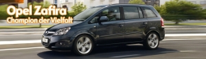 Opel Zafira - Champion der Vielfalt